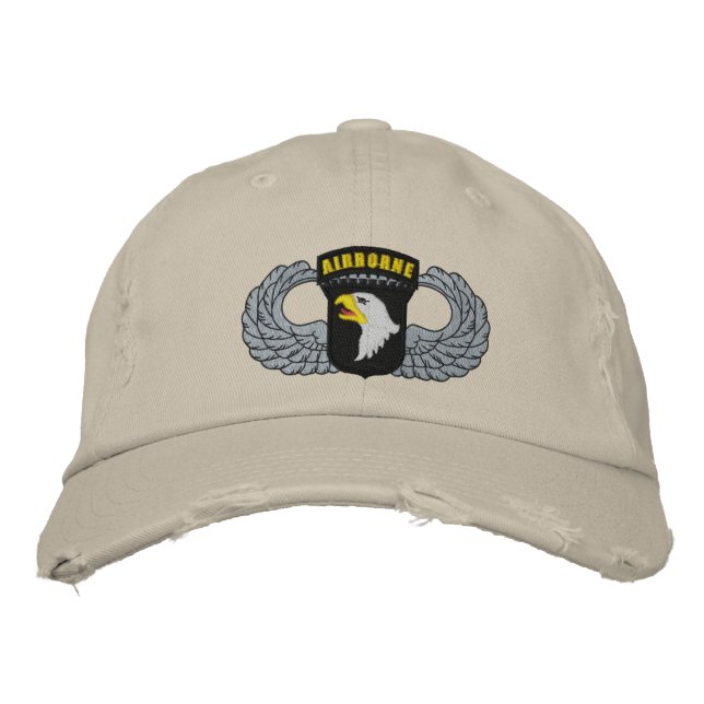 101st Airborne Embroidered Hat (Front)