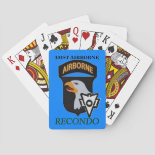 101ST AIRBORNE RECONDO PLAYING CARDS