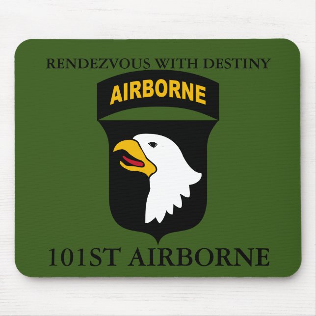 101ST AIRBORNE RENDEZVOUS WITH DESTINY  MOUSE PAD (Front)
