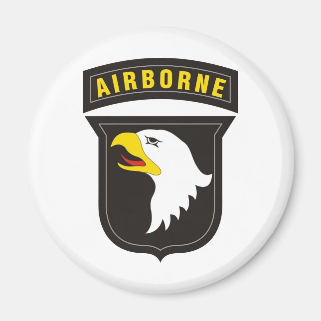 101st Airborne Screaming Eagle Emblem Magnet (Front)