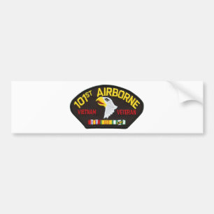 101st Airborne Vietnam Veteran Bumper Sticker