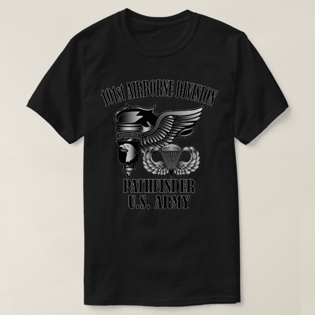 101st Division Pathfinder T-Shirt (Design Front)