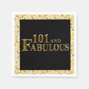 101th Birthday  Napkin