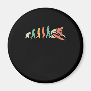 102.Surfing Surfersurfboardevolution Surfer Surfer Magnet
