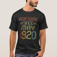 102Nd Birthday Gifts Awesome Since May 1920 102 Ye