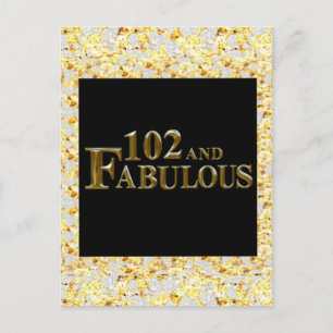 102nd Birthday  Postcard