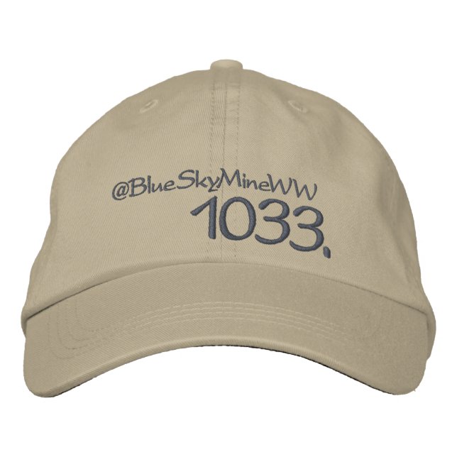 1033. How far will you go? Embroidered Hat (Front)