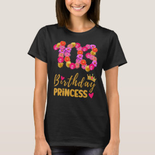 103 Year Old Birthday Princess Flower Its My 103th T-Shirt