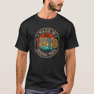 103 Year Old Made in 1919 Original Parts 103rd Bir T-Shirt