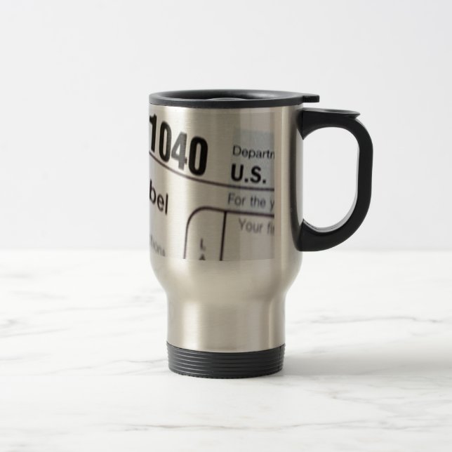 1040Tax Travel Mug (Right)