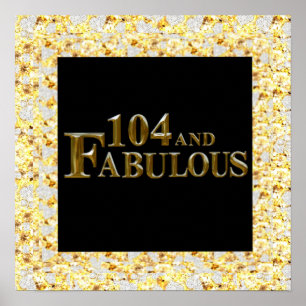 104 Birthday  Poster