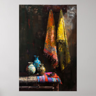 1058 Three Vases Poster