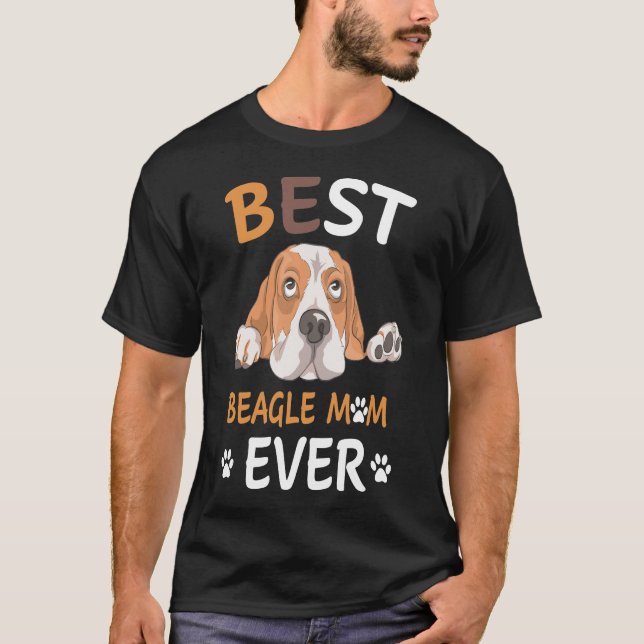 105 Best Beagle Mum Ever T-Shirt (Front)