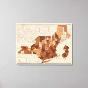 105 Diphtheria, croup NY, NJ, New England Canvas Print