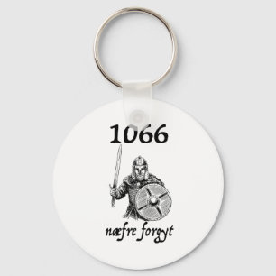 1066 Never Forget Naefre Forgyt Funny English Hist Key Ring