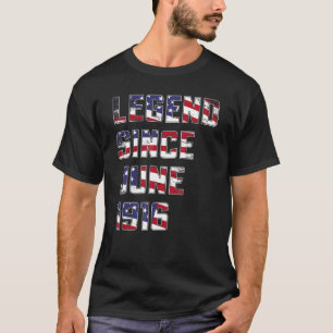 106 Year Old Legend Since June 1916 106th Birthda T-Shirt