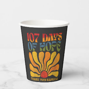 107 Days of Hope Thank you Kamala Paper Cups