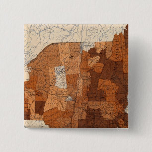 107 Influenza NY, NJ, New England 15 Cm Square Badge