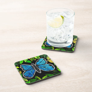 107 - Morpho Butterfly Coasters