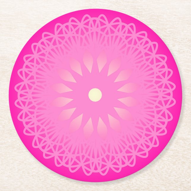 107 ROUND PAPER COASTER (Front)