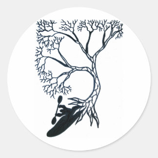 1080 CLASSIC ROUND STICKER