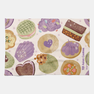 108 Asian Cookies Tea Towel 