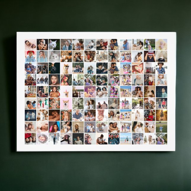 108 Photo Collage  Unique Personalised DIY Custom (108 Photo Collage Unique Personalized DIY Custom poster print from Ricaso. Add your own photographs)