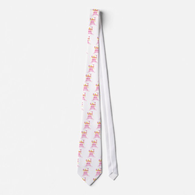 109 Year old Birthday Cake Tie (Front)