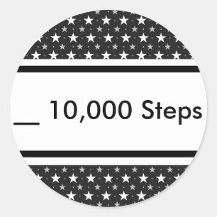 10,000 Steps Planner Sticker