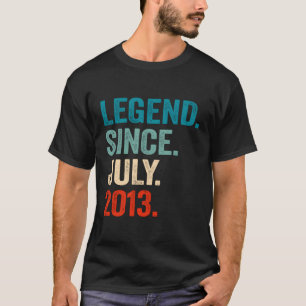 10 10Th Legend Since July 2013 T-Shirt