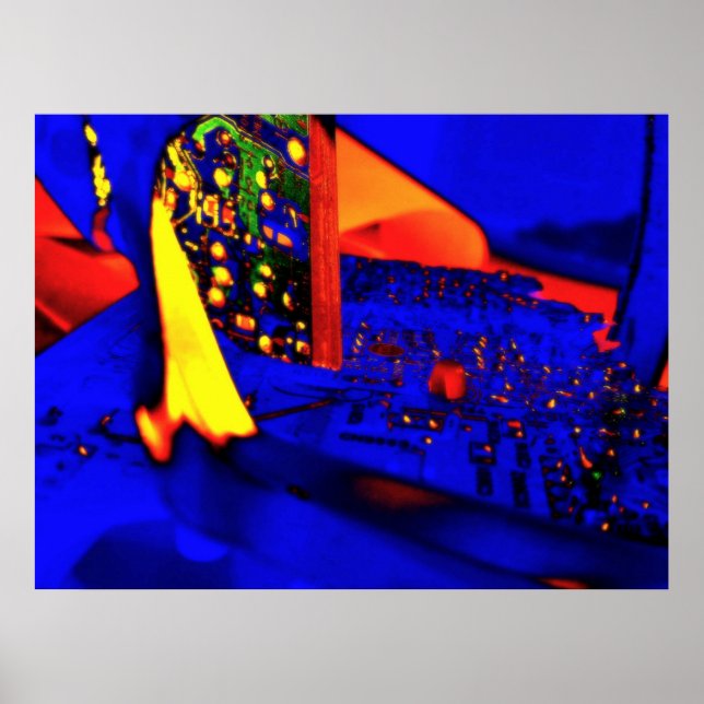 10^23 Red Blue  Poster (Front)