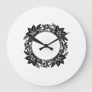 10.75" Round Acrylic Wall Clock