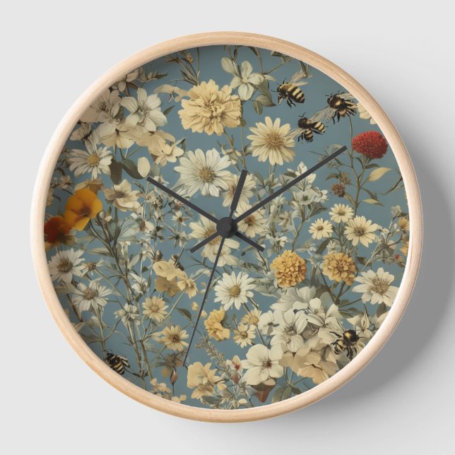 10.75" Square Acrylic Wall Clock (Front)