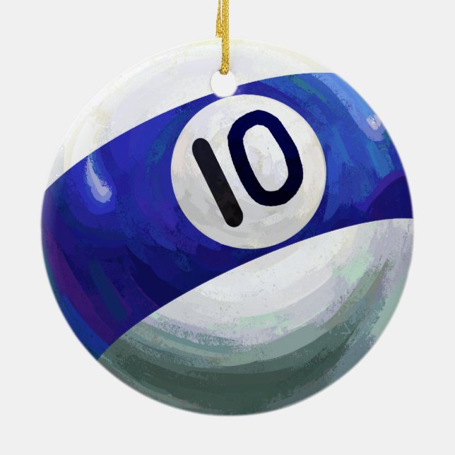 10 Ball Ceramic Tree Decoration (Back)