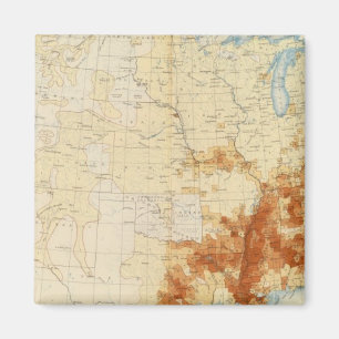 10 Coloured population 1890 Magnet