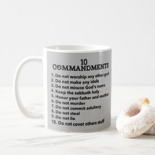 10 Commandments Coffee Mug