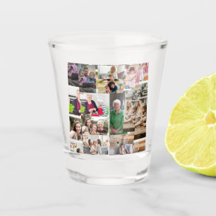 10 Custom Photo Collage Shot Glass