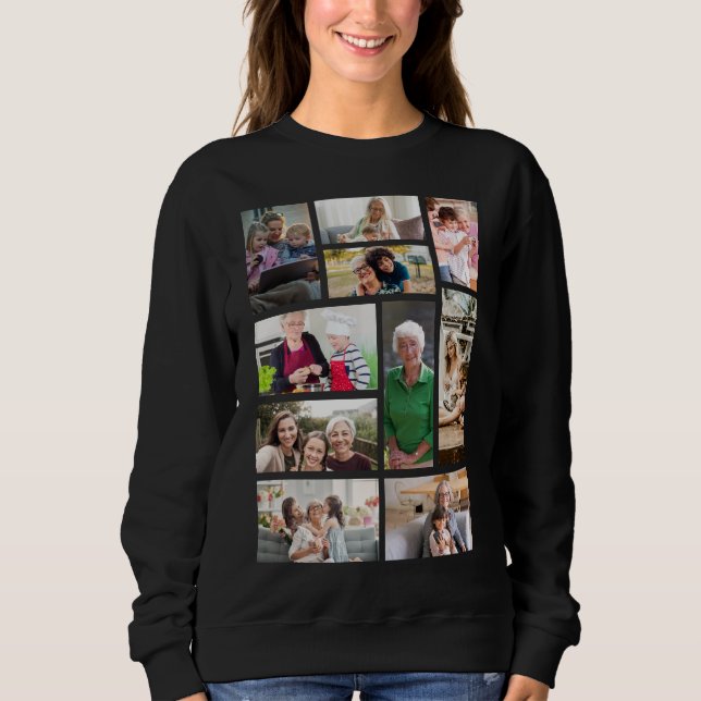 10 Custom Photo Collage T-Shirts (Front)
