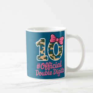 10 Double Digits Camo Pink Design Coffee Mug