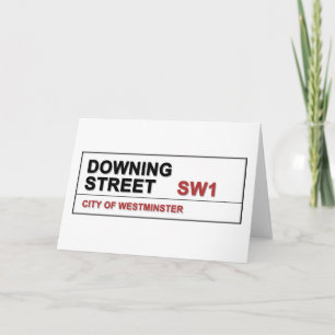 10 Downing Street London England Holiday Card