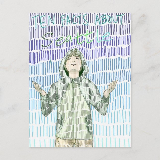 10 Facts about Seattle Postcard (Front)