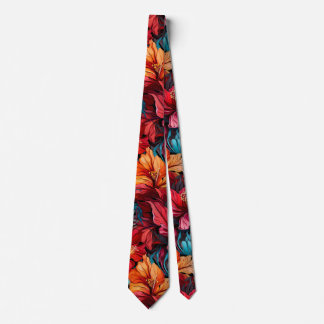 #10 Floral Pattern Tie