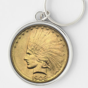 $10 GOLD PIECE KEY RING