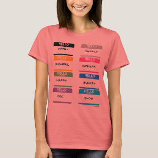10 Hello My Name Is Stickers Colours T Shirts