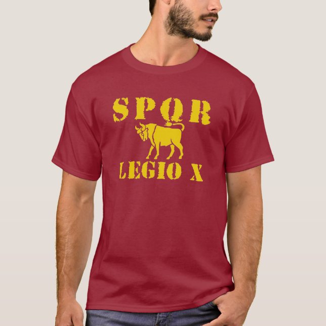 10 Julius Caesar's Famed 10th Roman Legion Clothes T-Shirt (Front)