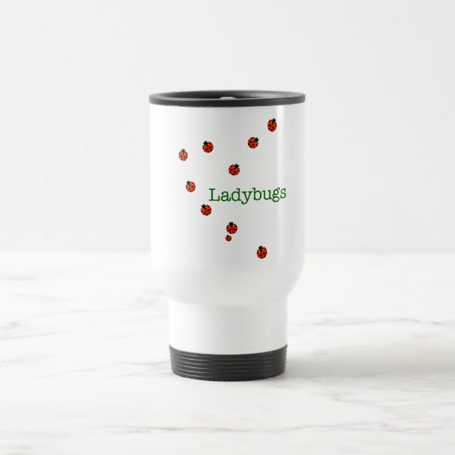 10 ladybugs travel mug (Center)