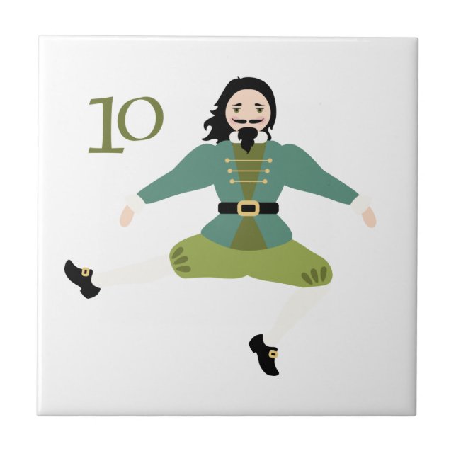 10 Leaping Lords Tile (Front)