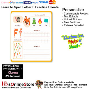 10 Learn To Spell Letter F Teacher Home Schooling