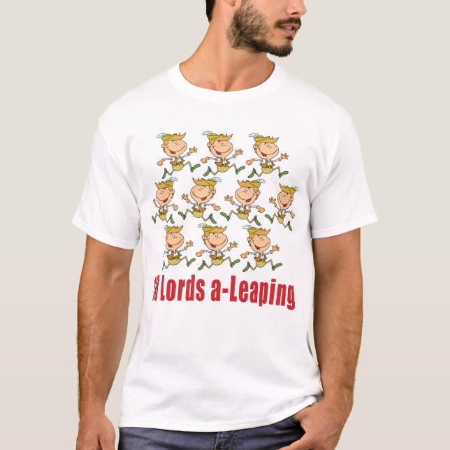 10 Lords a-Leaping T-shirt (Front)