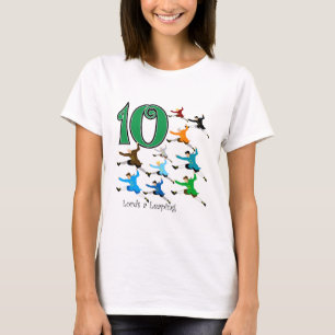 10 Lords Leaping T-Shirt